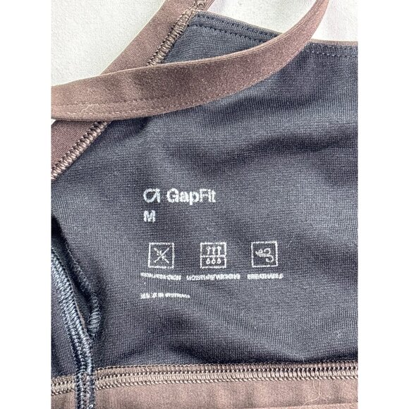 Gap Fit Womens Sports Bra Size M Brown - Picture 4 of 5